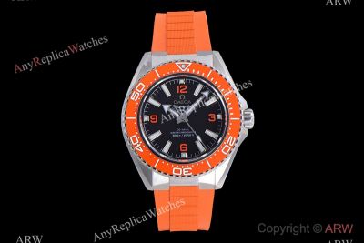 VS Factory Omega Seamaster Planet Ocean 600m 42mm 9015 Movement Orange Bezel/Rubber Band Watch